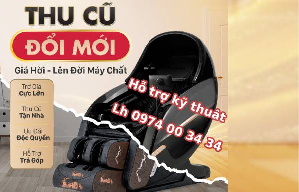 Chiêu trò đổi ghế massage cũ lấy ghế massage mới giá rẻ
