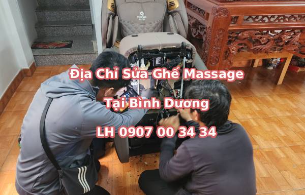 Địa chỉ sửa ghế massage tại Bình Dương