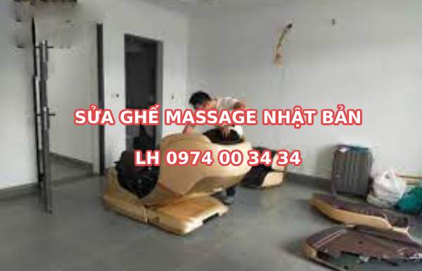 Sửa ghế massage Nhật Bản