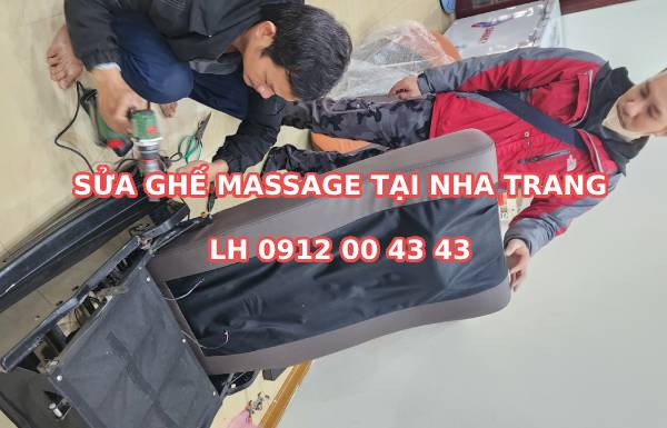 Sửa chữa ghế massage tại Nha Trang Khánh Hòa